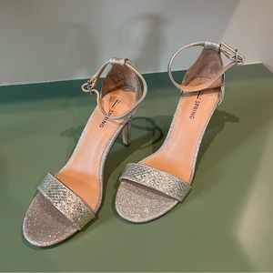 Call It Spring Heels - Silver Size 7.5